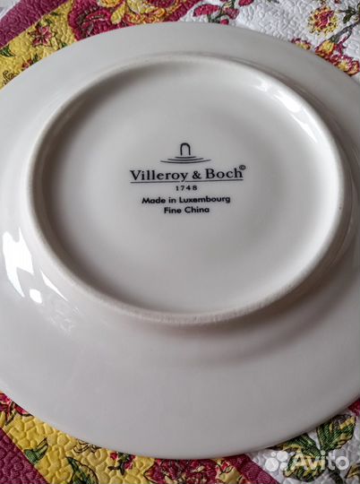 Чайная пара и блюдце Villeroy&Boch (Люксембург)