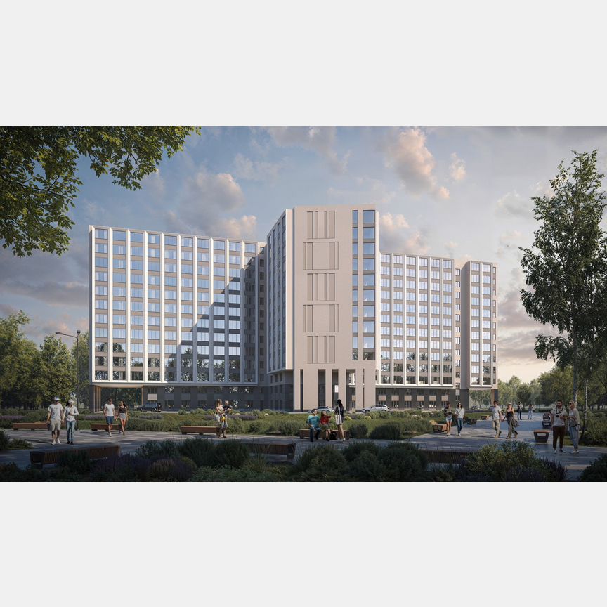 1-к. апартаменты, 22,6 м², 6/13 эт.