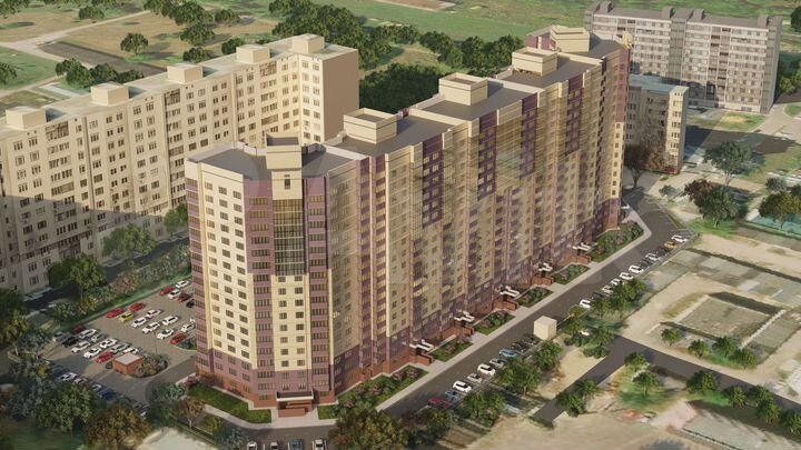 1-к. квартира, 47,7 м², 10/17 эт.