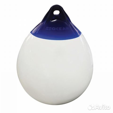 Буй круглый надувной белый ocean, R1 28x38см