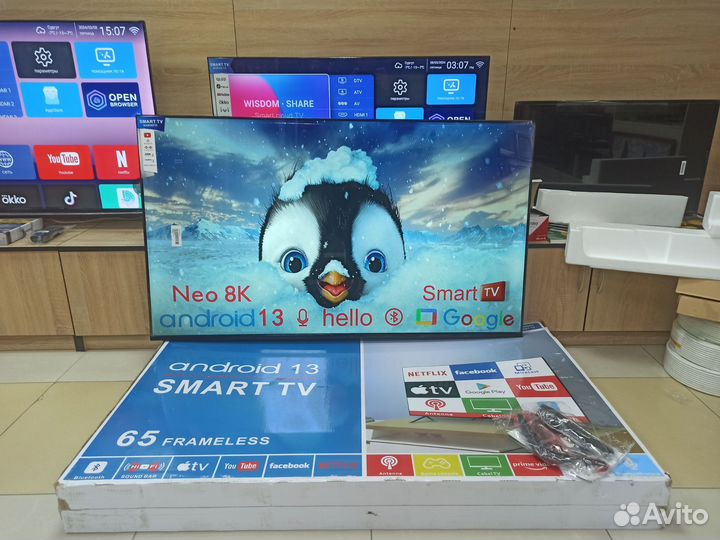 Телевизоры Аndroid, SMART 65/55/50/43/32/24