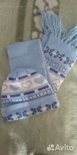 Комплект шапка и шарф