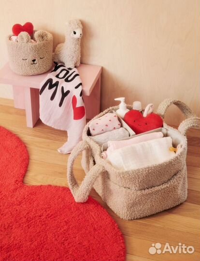 Плюшевая пеленальная сумка H&M Home