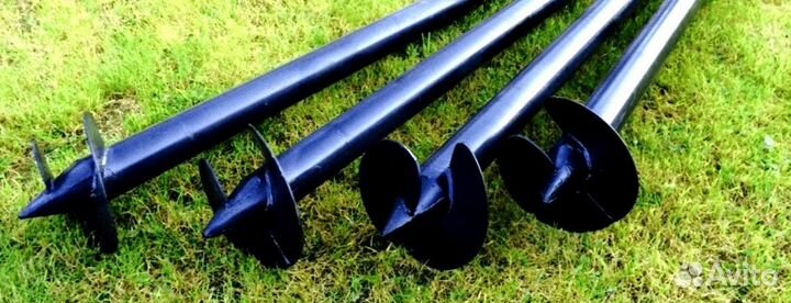 Фундамен для забора на винтовых сваях