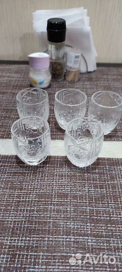 Хрустальные рюмки СССР