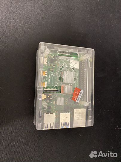 Raspberry pi 4 model b 8gb+корпус+32gb