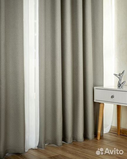 Шторы рогожка орфей циркон новые на окна пошив