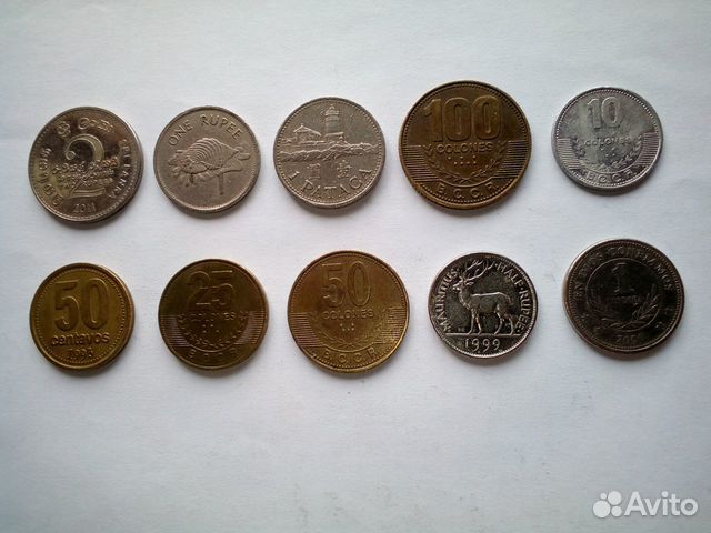 4) Монеты Мира 50 шт без повтора