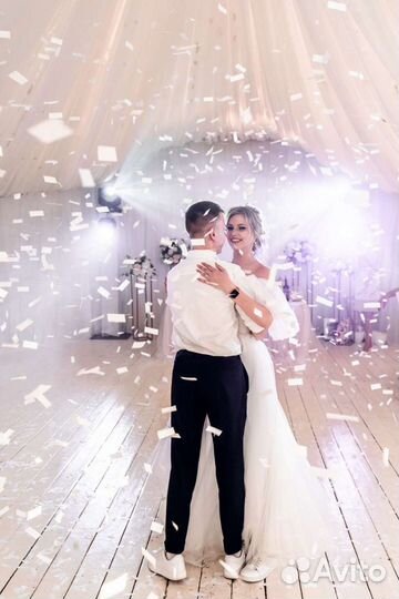 Пушка конфетти Тяжелый дым Холодные фонтаны Свет