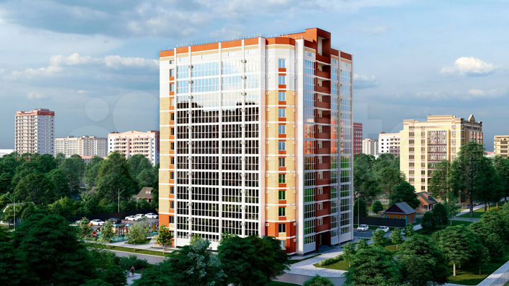 2-к. квартира, 58,6 м², 3/12 эт.
