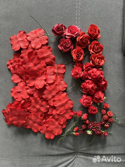 Цветы для скрапбукинга