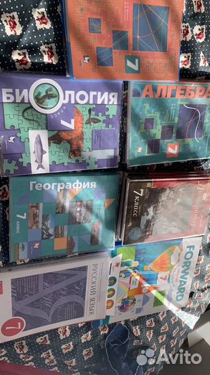 Учебники 6,7 класс