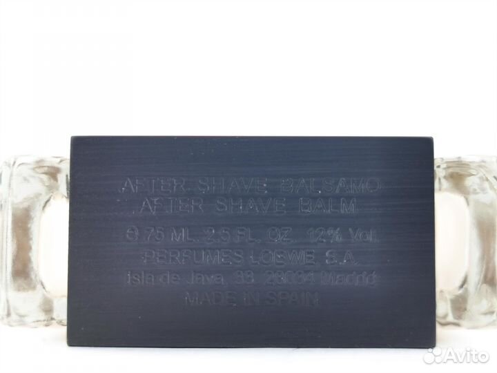 Loewe solo loewe бальзам после бритья 75мл