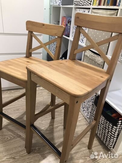 Стул барный IKEA ingolf 3шт 73см