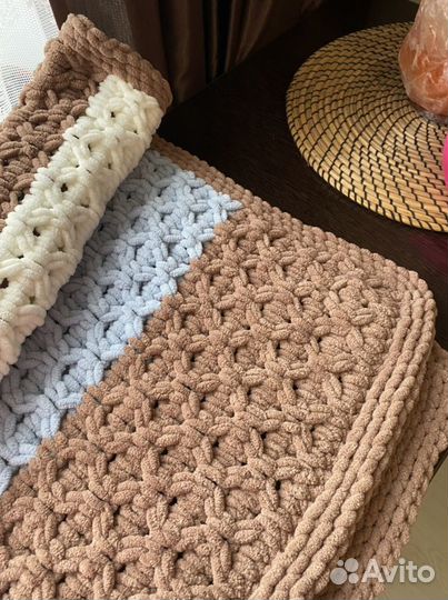 Плед детский плюшевый