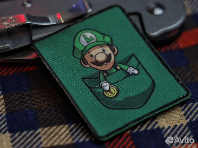 Нашивки шевроны патч Марио