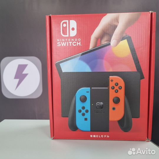 Nintendo switch oled 64GB HK Neon