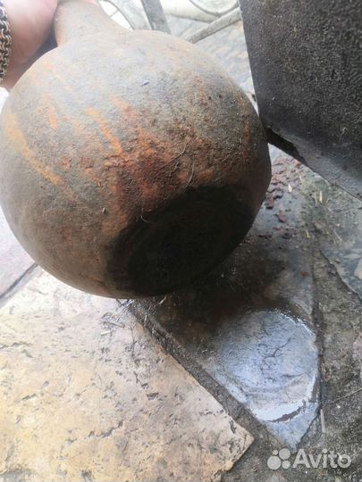 Гиря 2 пуда царская