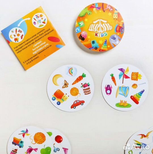 Настольная игра от 2 лет. Дубль