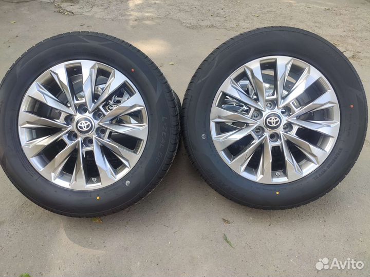 Летние шины диски колёса r20 на toyota lc 300