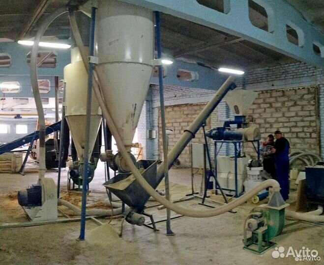 Производственная линия гранулирования 300 кг в час