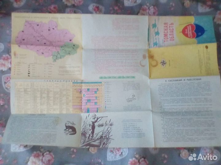 Советские Туристские карты, автомобильных дорог