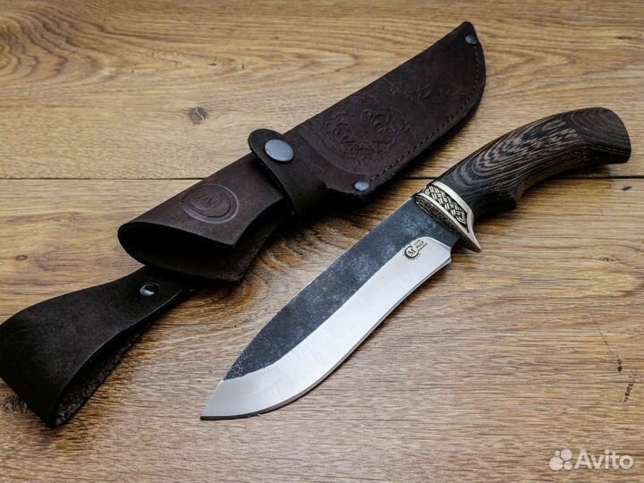 Нож Скиф из стали 95Х18 со следами ковки