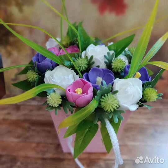 Мыльные букеты