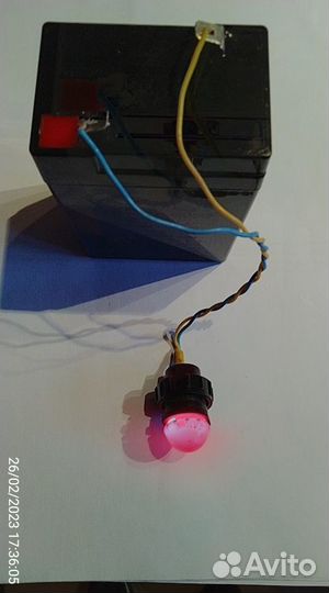 Аккумулятор 6 вольт, 4,5ампер,б/у,рабочий.Вышлю п