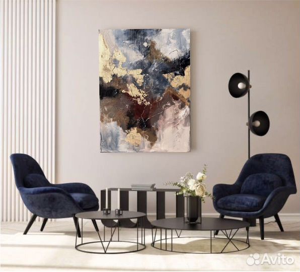 Картина с золотом