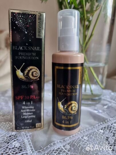 Тональный крем black snail