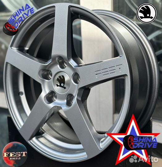 Диски Skoda Fest R16 5x100 Silver Gloss