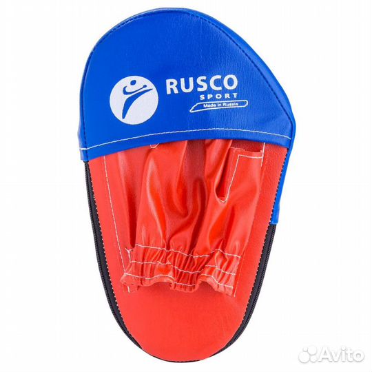 Лапы Rusco прямые, к/з, красный/синий, маленькие