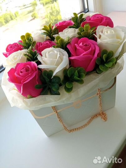 Букет из мыла