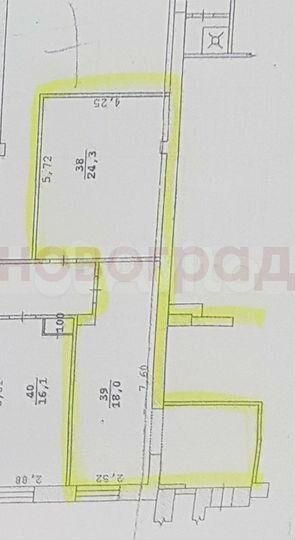 Сдам помещение свободного назначения, 42.3 м²