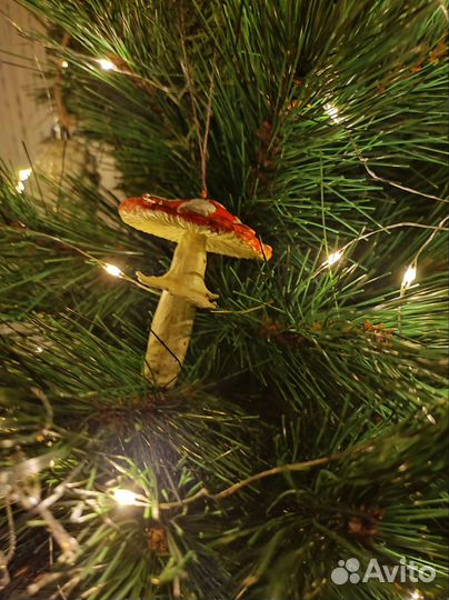 Ёлочные игрушки грибы