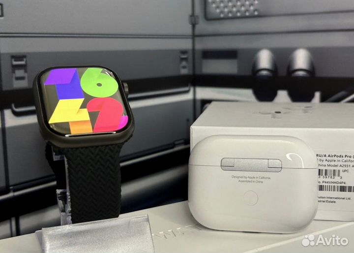 Комплект для парня Apple Watch 9 + Airpods