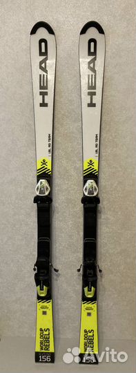 Горные лыжи спортцех 156 SL head WC Rebels + EVO 9
