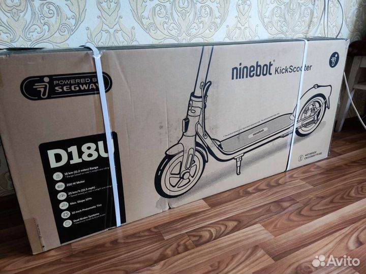 Электросамокат Ninebot KickScooter D18U