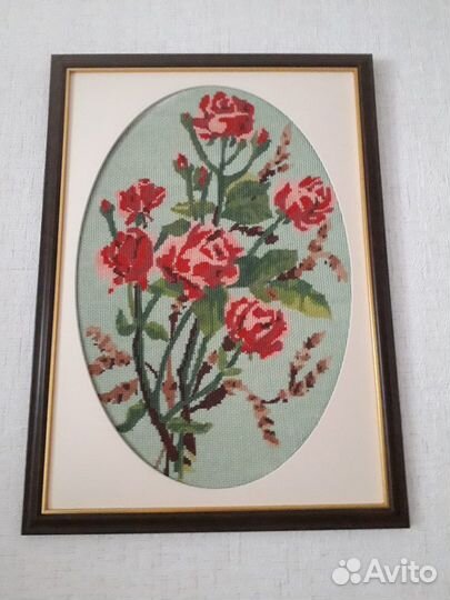 Картина вышивка, ручная работа