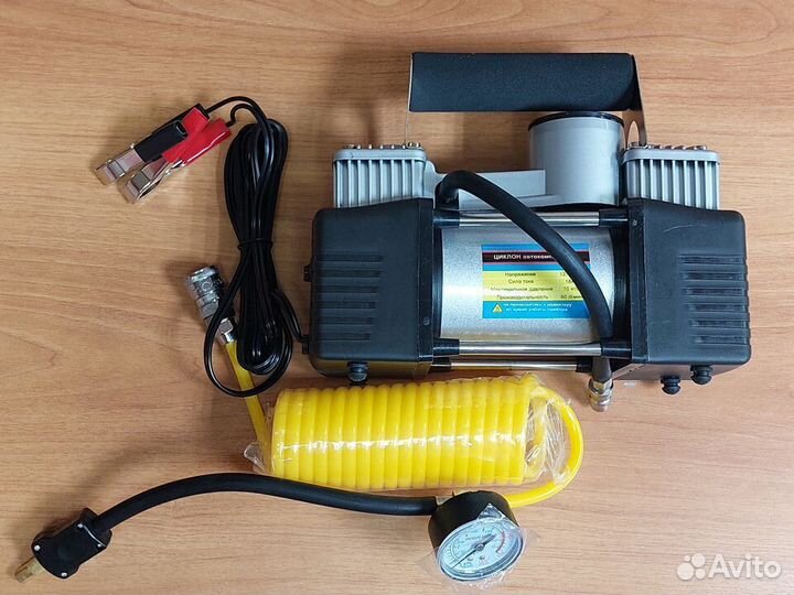 Компрессор автомобильный 2-х поршневой (новый)