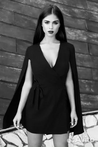 Платье (Ani Ti), р.S, чёрное, почти новое