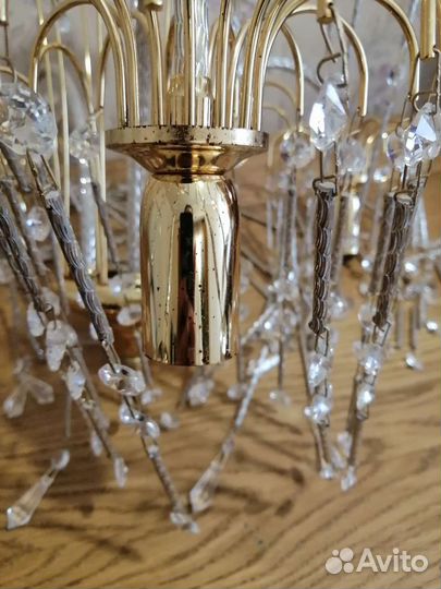 Люстра потолочная хрустальная