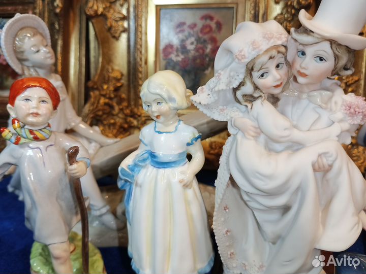 Статуэтки.Capodimonte.Дни недели.Royal Worcester