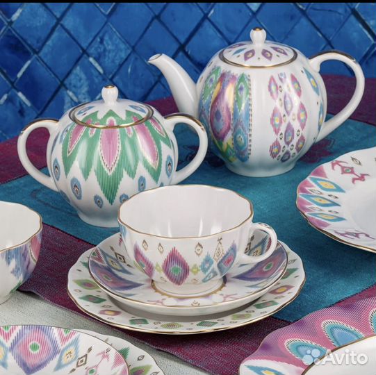 Императорский фарфор чайный сервиз