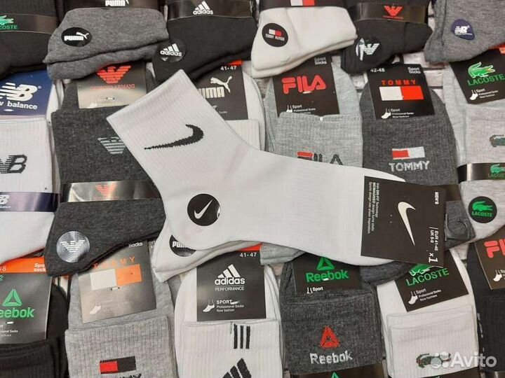 Носки Nike Adidas Puma Reebok