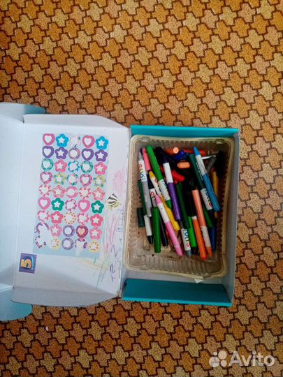 Коробка восковых мелков