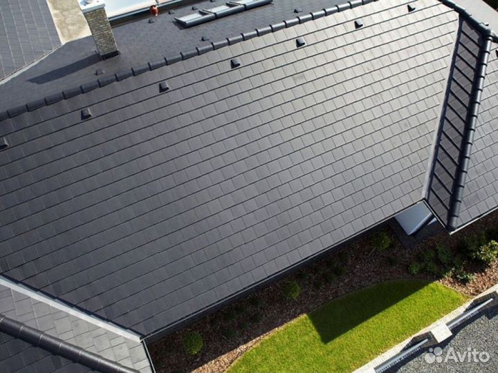 Цементно-песчаная плоская черепица Kristak