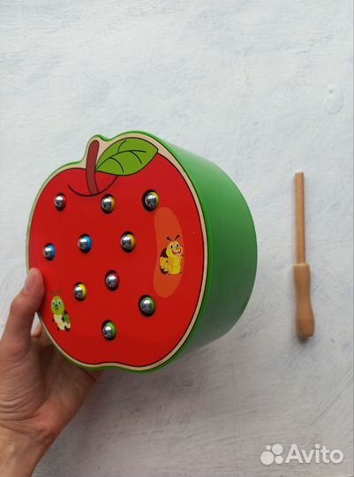 Яблоко магнитная рыбалка