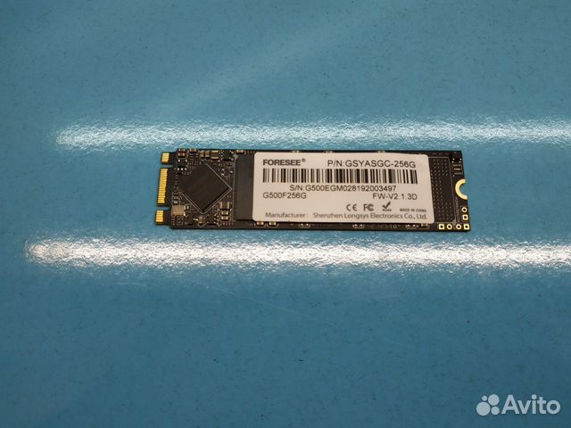 Твердотельный накопитель SSD M.2 2280 256Gb